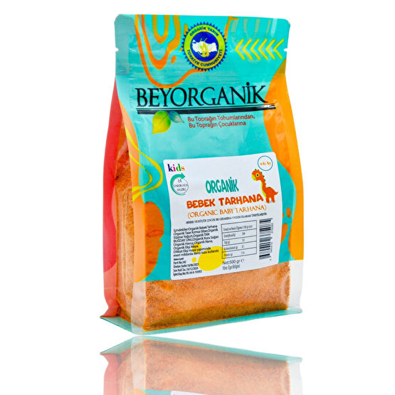 BEYORGANİK Organik Bebek Tarhanası 500gr (+6 Ay ) Mama Kaşığı Fiyatı