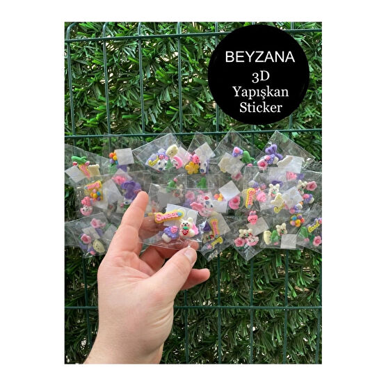 BEYZANA 3d Sticker 4lü Matara Yapışkan Sticker Matara Fiyatı