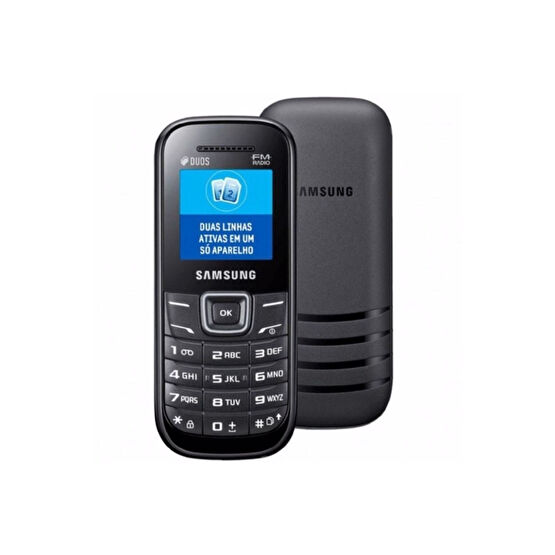 BEYZELİF BUTİK Samsung E1205-7390 Keystore2- Siyah Kamerasız Cep Telefonu -asker-yaşlı Kullanımına Uygun Cep Telefonları Fiyatı