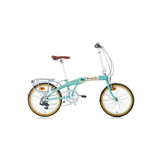 Bianchi Vintage 20 Jant 7 Vites Celestre Krem Katlanır Bisiklet Dağ Bisikletleri Fiyatı