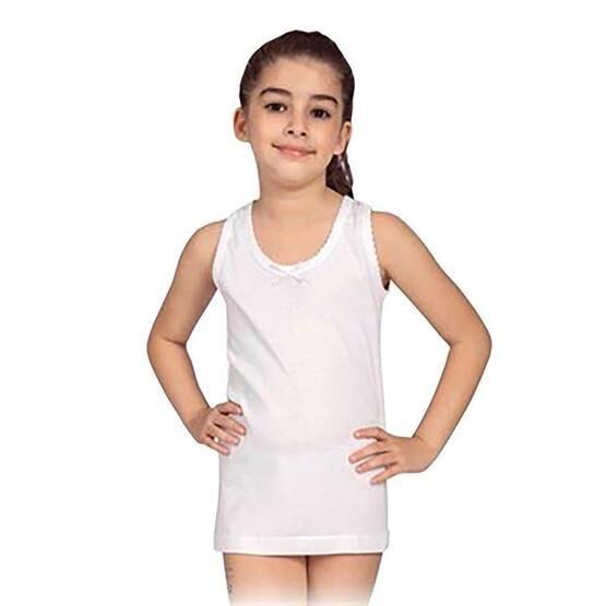 Bibaby Geniş Askı Beyaz Atlet