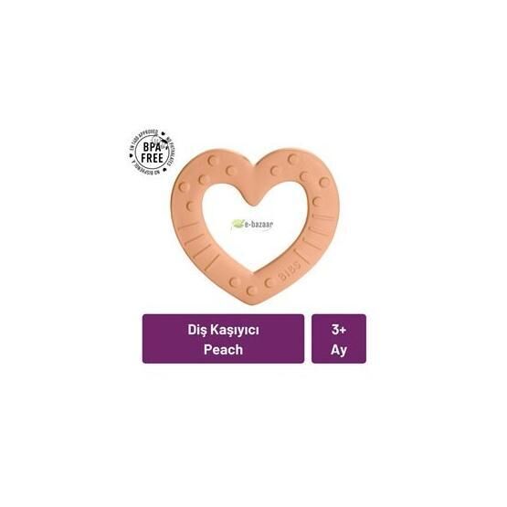 Bibs Baby Bitie Peach Diş Kaşıyıcı