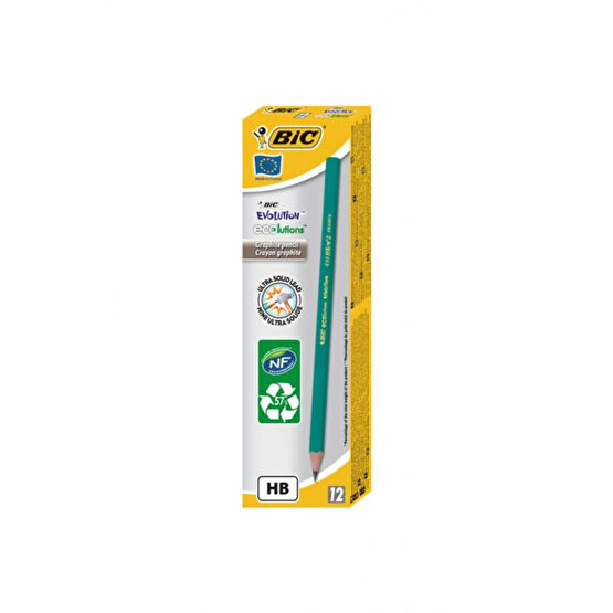 Bic Eco Evolution Kurşun Kalem Hb 650 880311 (1 Paket 12 Adet)