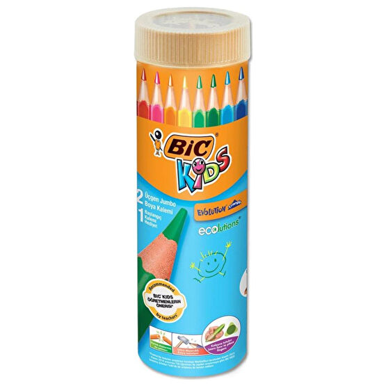 Bic Evolutıon 12 1 Üçgen Jombo Boya Kalemi 958192