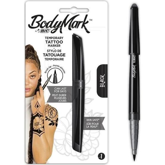 Bic Markör Geçici Siyah 1'li Blister Dövme Kalemi