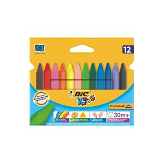 Bic Plastıdecor Üçgen 12 Li Pastel Boya 8297732 Pastel Boya Fiyatı