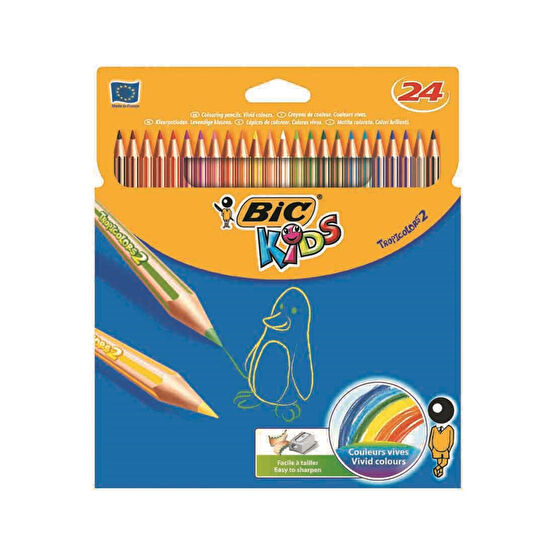 Bic Tropıcolor2 Boya Kalemi 24 Lü Kutu