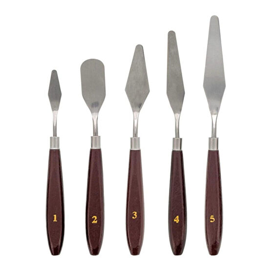 Bigpoint Metal Spatula 5`li Set (painting Knife) Yardımcı Malzeme Fiyatı