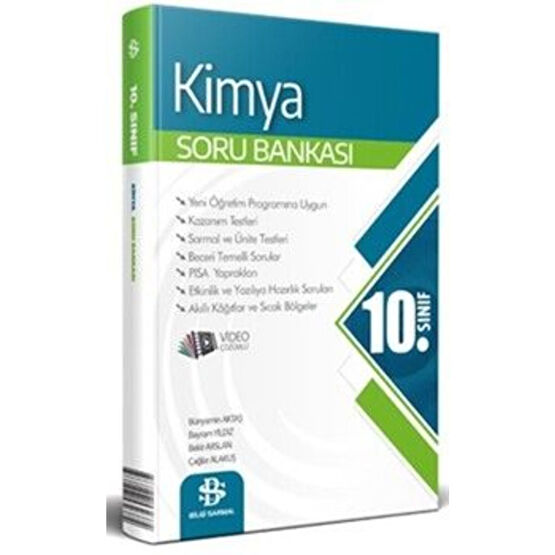 Bilgi Sarmal Yayınları Bilgi Sarmal 10. Sınıf Kimya Soru Bankası Ders Sınav Kitapları Fiyatı