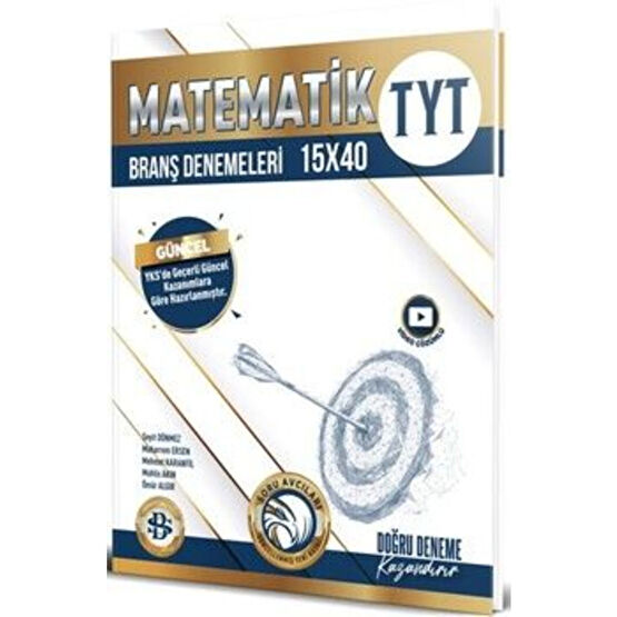 Bilgi Sarmal Yayınları Tyt Matematik 15 X 40 Branş Denemeleri Ders Sınav Kitapları Fiyatı