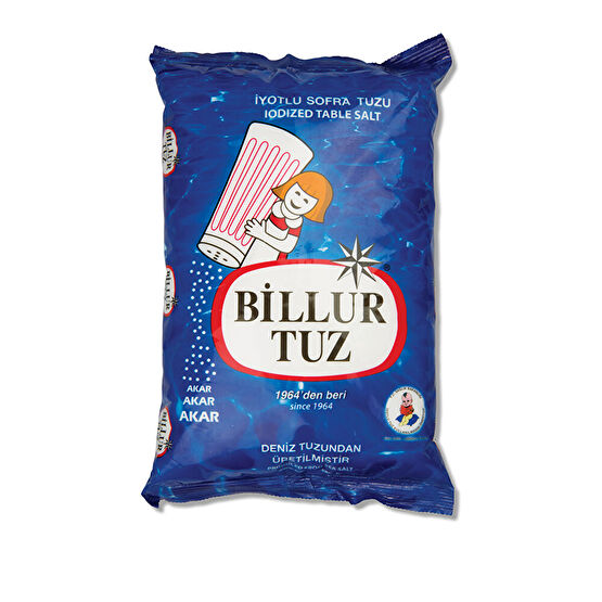 Billur İyotlu Sofra Tuzu 1500 Gr Tuz Fiyatı