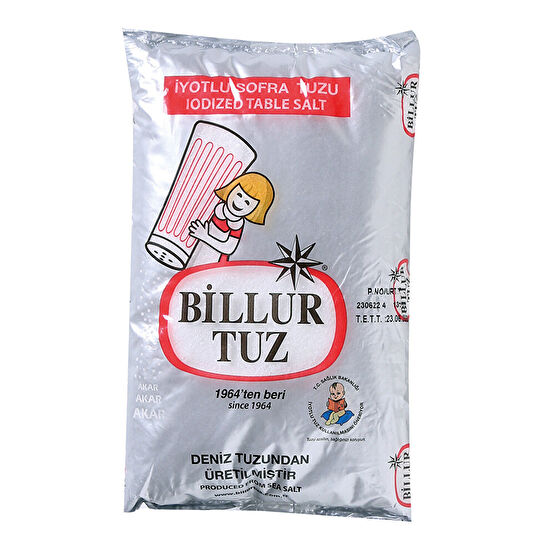 Billur İyotlu Sofra Tuzu 750 g Tuz Fiyatı