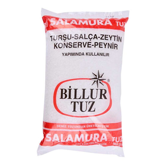 Billur Salamura Tuzu 3000 Gr Tuz Fiyatı