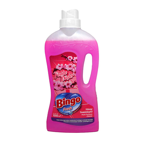 Bingo Fresh Yüzey Temizleyici 1 lt Pembe Düşler Parlatıcı ve Temizleyiciler Fiyatı