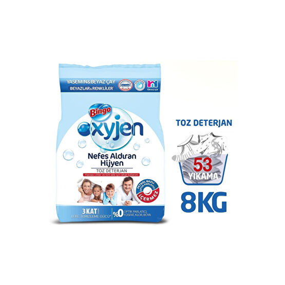 Bingo Oxyjen Toz Çamaşır Deterjanı 8 Kg Çamaşır Deterjanı Fiyatı