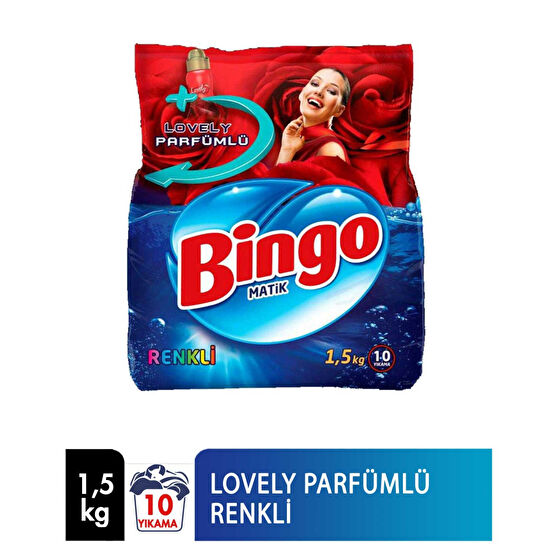 Bingo Toz Çamaşır Deterjanı 1,5 kg 10 Yıkama Lovely Çamaşır Deterjanı Fiyatı