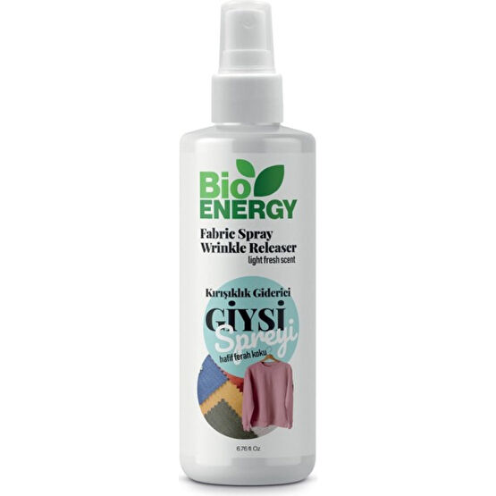 Bio Energy Kırışıklık Giderici Giysi Spreyi 200 ml Yumuşatıcı Fiyatı