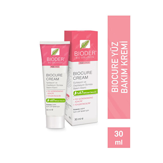 Bioder Biocure Face Tüy Azaltıcı Krem 30ml Tüy Dökücüler ve Azaltıcılar Fiyatı