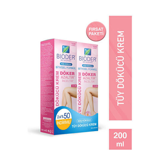 Bioder Tüy Dökücü Krem 100 Ml + 100 Ml Tüy Dökücüler ve Azaltıcılar Fiyatı