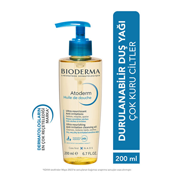 Bioderma Atoderm Shower Oil 200 ml Duş Jelleri ve Banyo Köpükleri Fiyatı