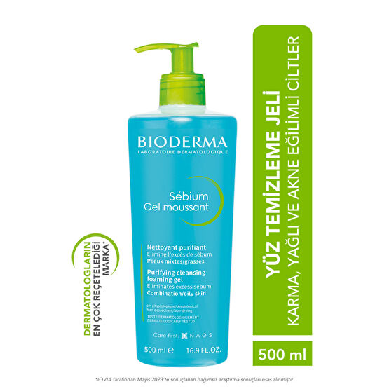 Bioderma Sebium Foaming Gel 500 ml