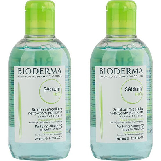 Bioderma Sebium H2O 2x250ml İkiz Set Akne ve Sivilce Bakımı Fiyatı