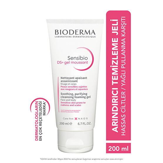 Bioderma Sensibio Ds Foaming Gel 200 ml Cilt Temizleme ve Peeling Fiyatı