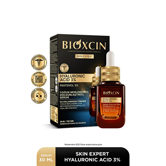 Bioxcin Hyaluronic Acid Yoğun Nemlendirici Dolgunlaştırıcı Serum - Hyaluronic Acid %3 Panthenol %5 Lipozomal