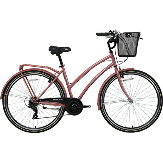 Bisan Serenity 46 CM V 28 Jant Nex.3 Vites Pembe Silver Kadın Şehir Bisikleti Şehir & Gezi Bisikletleri Fiyatı