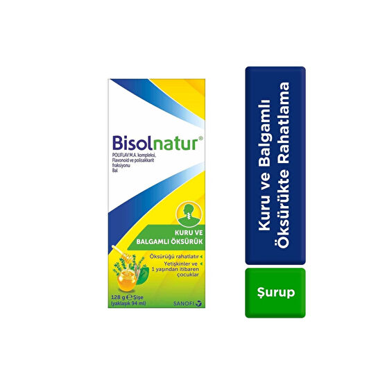 Bisolnatur Doğal İçerikli Öksürük Şurubu
