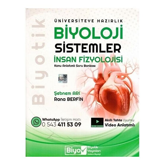 Biyotik Yayınları Sistemler Insan Fizyolojisi Ders Sınav Kitapları Fiyatı