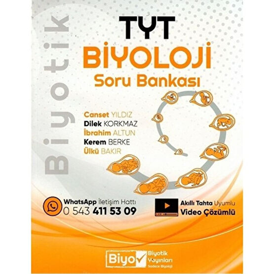 Biyotik Yayınları Tyt Biyoloji Biyotik Soru Bankası Ders Sınav Kitapları Fiyatı