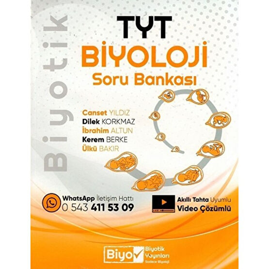 Biyotik Yayınları Tyt Biyoloji Biyotik Soru Bankası - Canset Yıldız Ders Sınav Kitapları Fiyatı