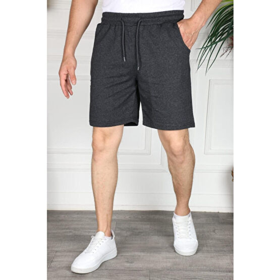 Black İstanbul Antrasit Erkek Regular Fit Şort L Beden Şort & Kapri (Outdoor) Fiyatı