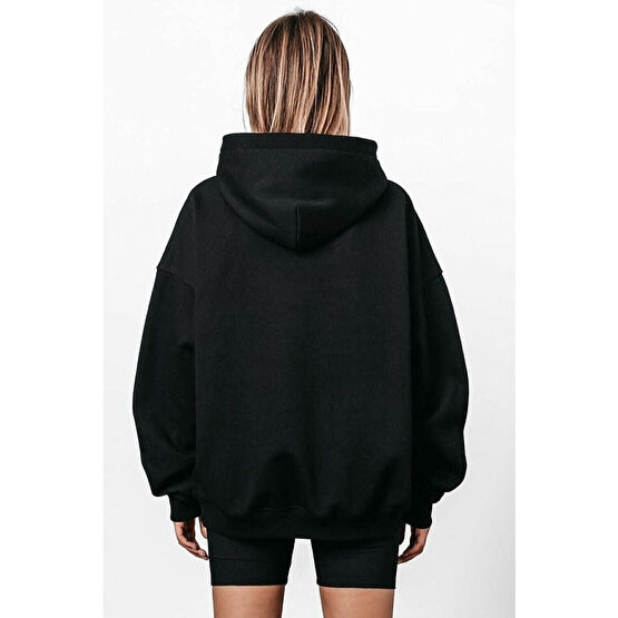 blackjack giyim Unisex 2ip Örme Kumaş Oversize Sweatshirt XS Beden Bayan Sweatshirt Fiyatı