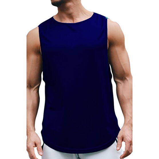 Bluu Bs Tank Top Kolsuz Sporcu Tshirt Erkek Atlet / Fanila Fiyatı