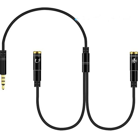 Boblov  Kulaklık Mikrofon Birleştirici Kablo 3.5 Mm Erkek To 2X 3.5 Mm Kulaklık Aksesuarı Fiyatı