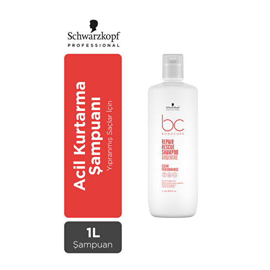 Bonacure Bc Clean Acil Kurtarma Şampuanı 1000ml