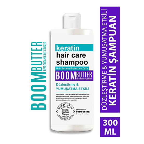 BOOM BUTTER Güçlendirici Onarıcı Keratin Saç Bakım Şampuanı 300 Ml Şampuan ve Saç Kremi Fiyatı