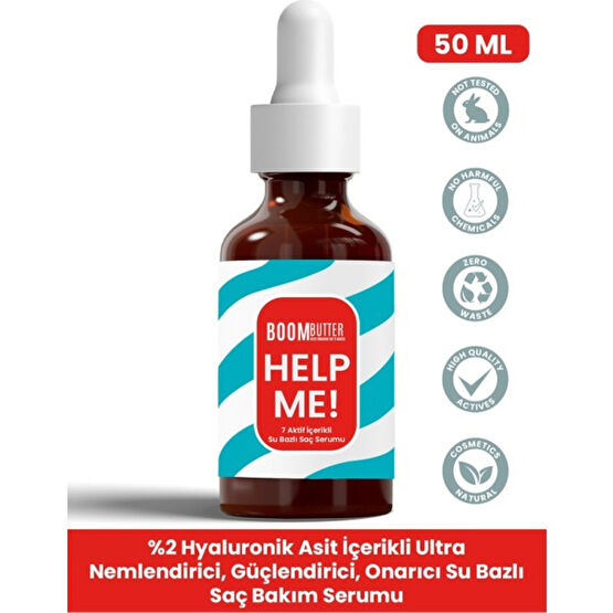 Boom Butter Help Me Acil Kurtarma Su Bazlı Saç Serumu Saç Bakım Maskeleri & Serumlar & Spreyler Fiyatı
