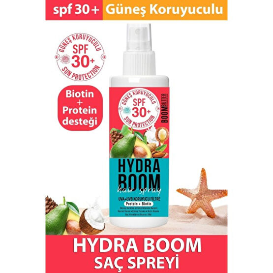 Boom Butter Hydra Boom Güneş Koruyuculu Spf 30+ Saç Spreyi 110 Ml Saç Şekillendirici Sprey Fiyatı
