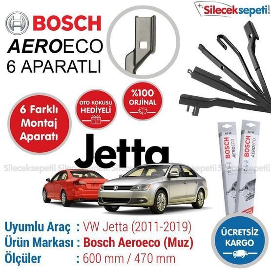 Bosch Aerotwin Volkswagen Jetta 2011-2019 Silecek Takımı