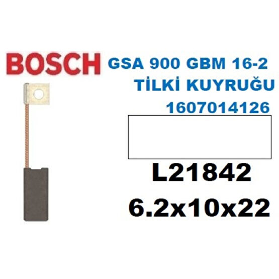 Bosch Gsa 900 Gbm 16 2 Tılkı Kuyrugu Komur Fırca Seti 1607014126 6,2X10x22 Tilki Kuyruğu Fiyatı