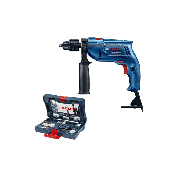Bosch Gsb 550 Profesyonel Darbeli Matkap + X-line 41 Parça Delme&vidalama Seti 06011a1003 Matkaplar Fiyatı