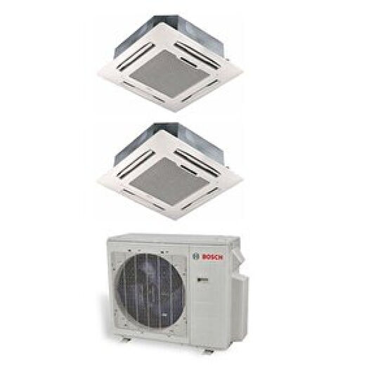 Bosch Multi Kaset Tipi İnverter Klima 18000 Btu 1 Dış + 2 İç Ünite 12000 + 12000 Btu Klimalar Fiyatı