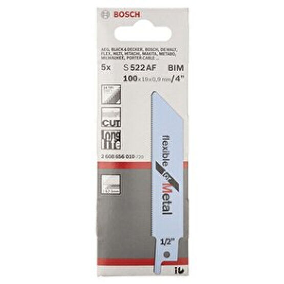 Bosch S 522 Af 5'li Esnek Metal Panter Testere Ucu 2608656010 Tilki Kuyruğu Fiyatı