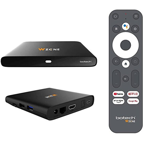 Botech Wzone 4K Ultra HD Android TV Box Medya Oynatıcı / Player Fiyatı