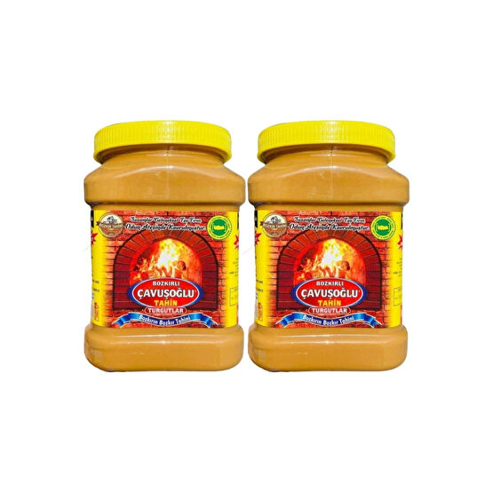 Bozkırlı Çavuşoğlu Odun Ateşinde Bozkır Tahini Kepeksiz Karafırın Tahini 930g 2li Paket Tahin Pekmez ve Helva Fiyatı