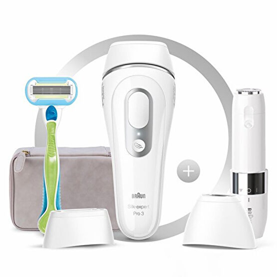 Braun Silk Expert Pro 3 Pl3139 300.000 Atımlı 2 Başlıklı Yeni Nesil IPL + Fs1000 + Seyahat Çantası Epilasyon Aletleri Fiyatı