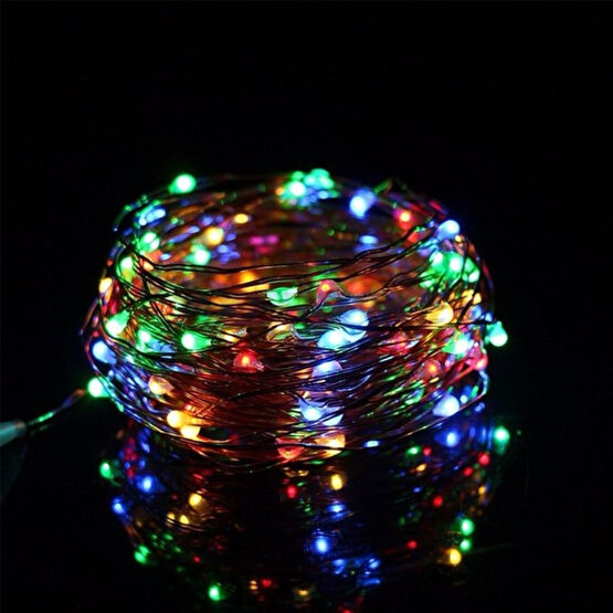 Brc Toptan Pilli Renkli Peri LED Işık Dekoratif Aydınlatma 5 Metre Rgb LED Dekoratif Lamba Fiyatı